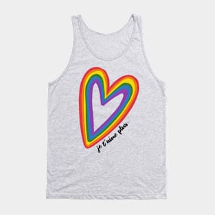 I love you more. Tank Top